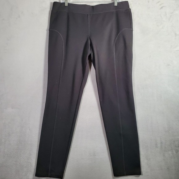Michael Kors Pants - Michael Kors Pants Womens XL Black Pull On Stretch Slim Fit Minimal Classic